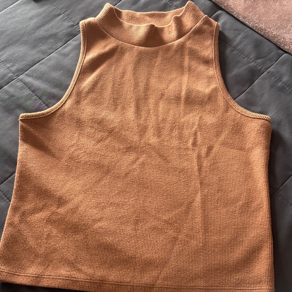 a new day Tan Sleeveless Tank Top